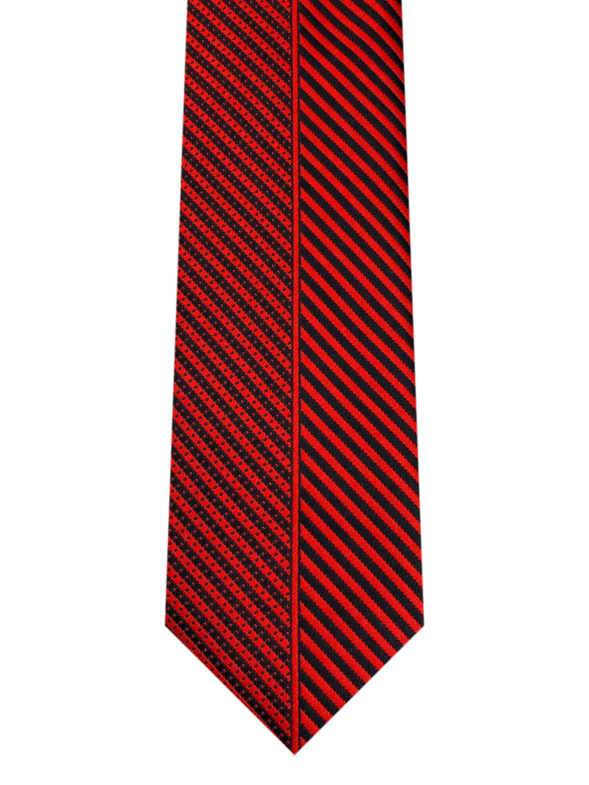 Вратовръзка на ярко червено райе