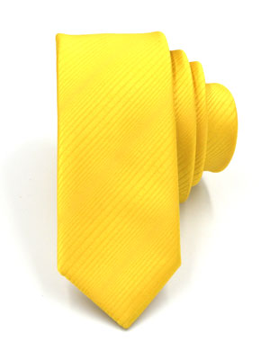 Жълта вратовръзка на райе - 10008 - 25.00 лв