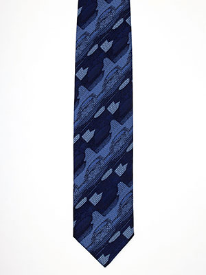 Елегантна вратовръзка в тъмносиньо - 10027 - 25.00 лв