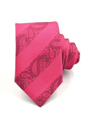 Вратовръзка в розово с пейсли - 10042 - 25.00 лв