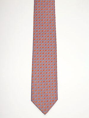 Вратовръзка от жакард на квадрати - 10114 - 25.00 лв