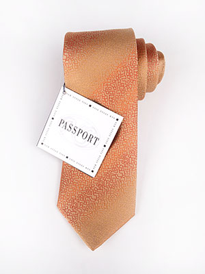 Вратовръзка коприна оранжева - 10134 - 22.00 лв