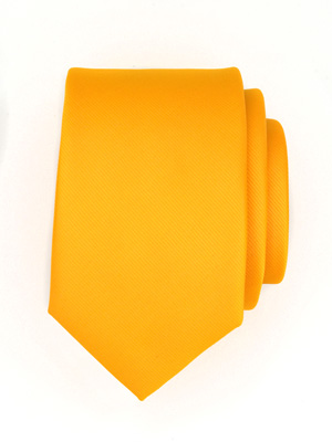 Изчистена вратовръзка в ярко жълто - 10153 - 25.00 лв