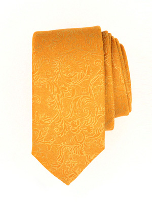 Вратовръзка в тъмно жълто на пейсли - 10155 - 25.00 лв