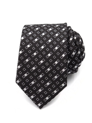 Черна вратовръзка на квадрати - 10165 - 25.00 лв