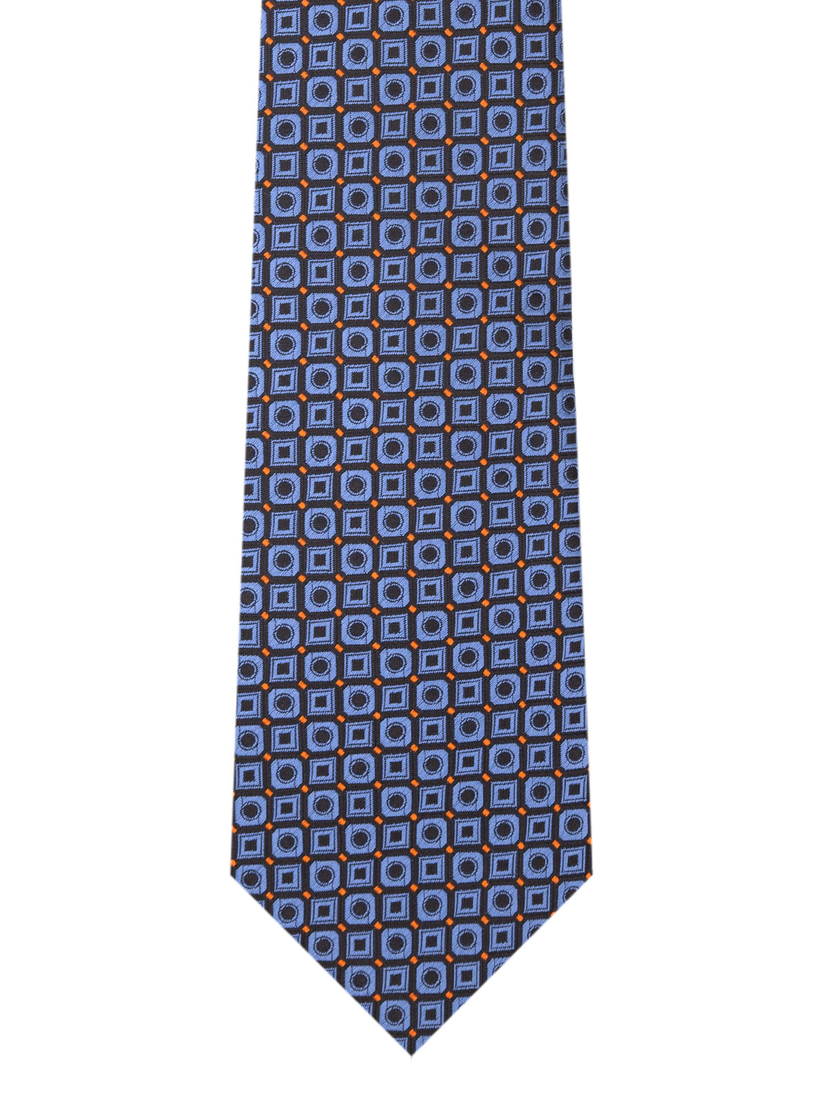 Вратовръзка в черно на сини фигури - 10166 - 25.00 лв img2