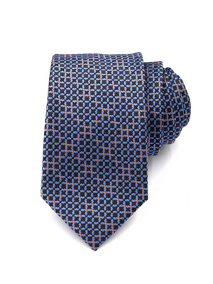 Вратовръзка на ситни черни фигури - 10178 - 25.00 лв