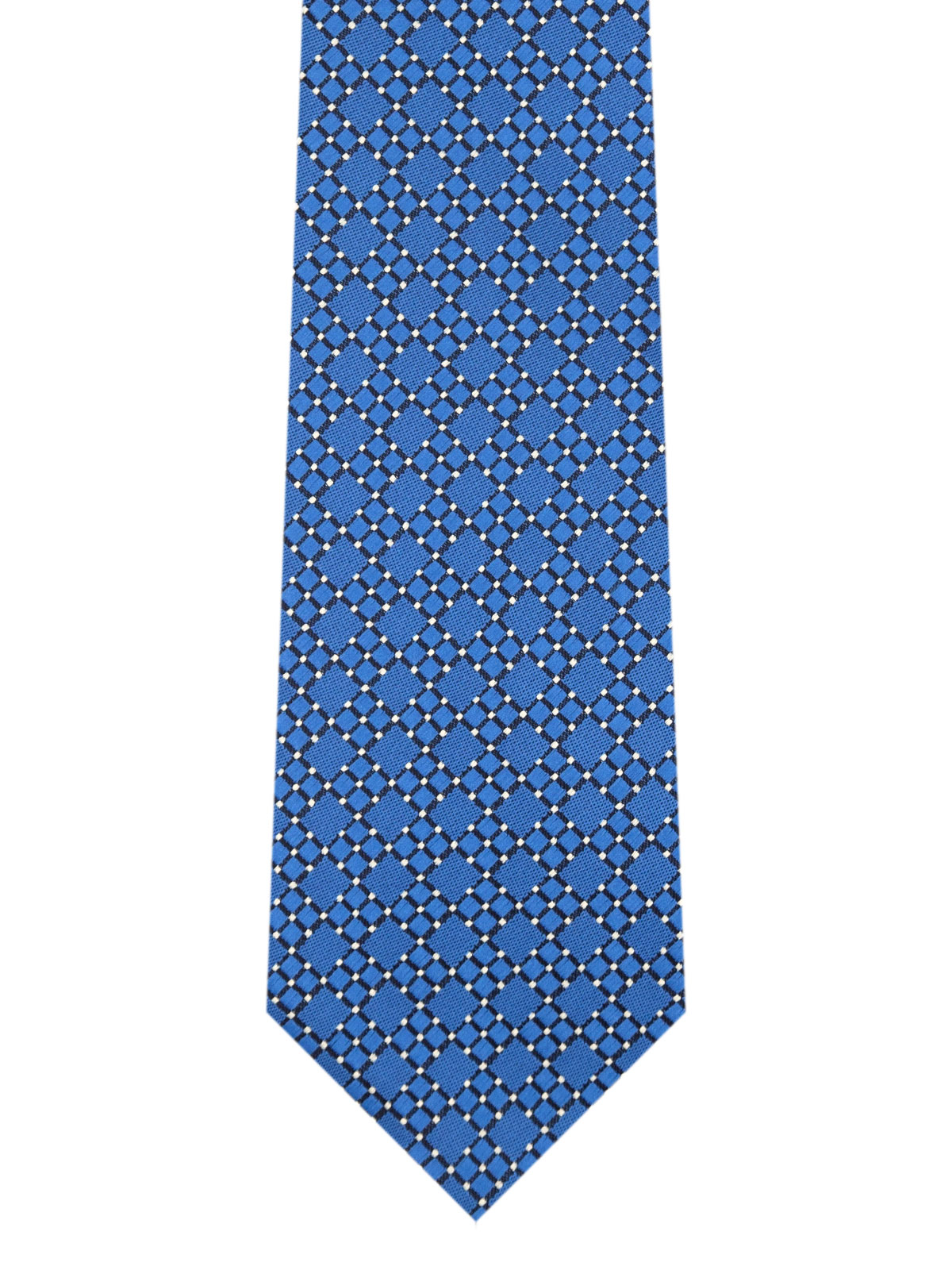 Вратовръзка в петролено на бежови фигури - 10197 - 25.00 лв img2