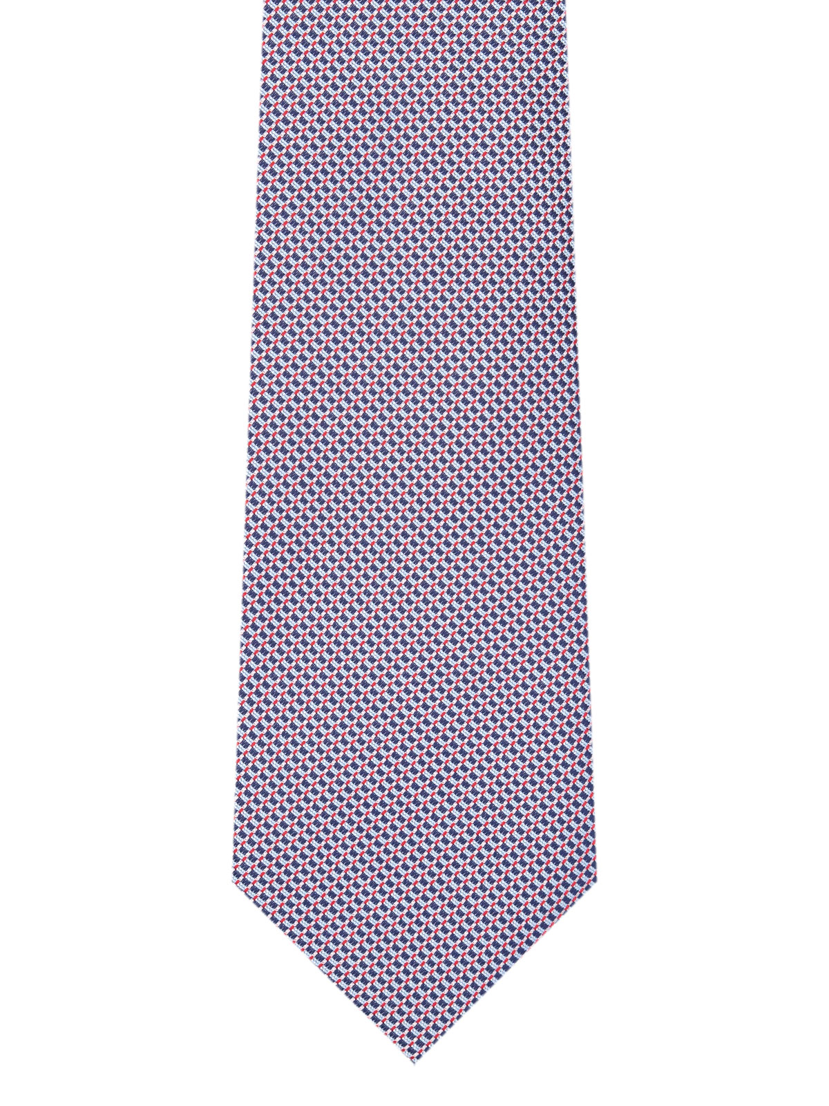 Вратовръзка в синьо на червени черти - 10201 - 25.00 лв img2