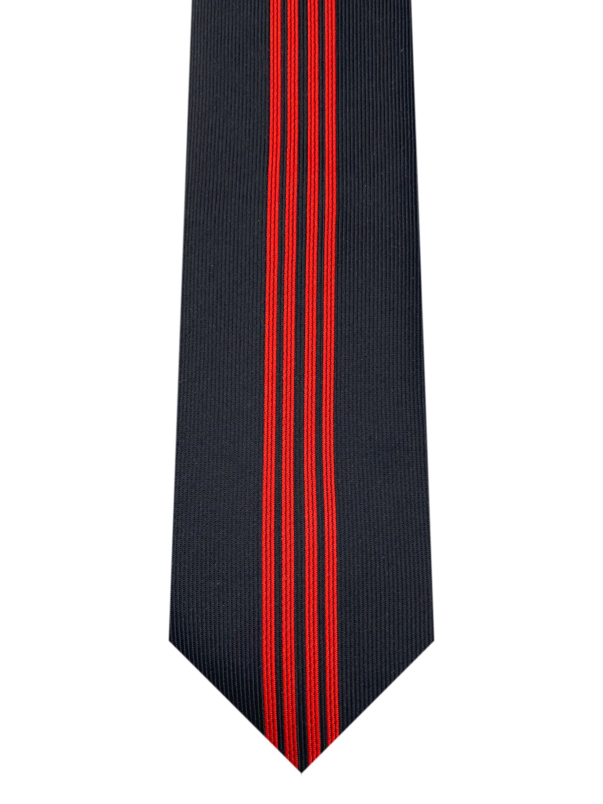 Вратовръзка жакард на червено райе - 10205 - 25.00 лв img2