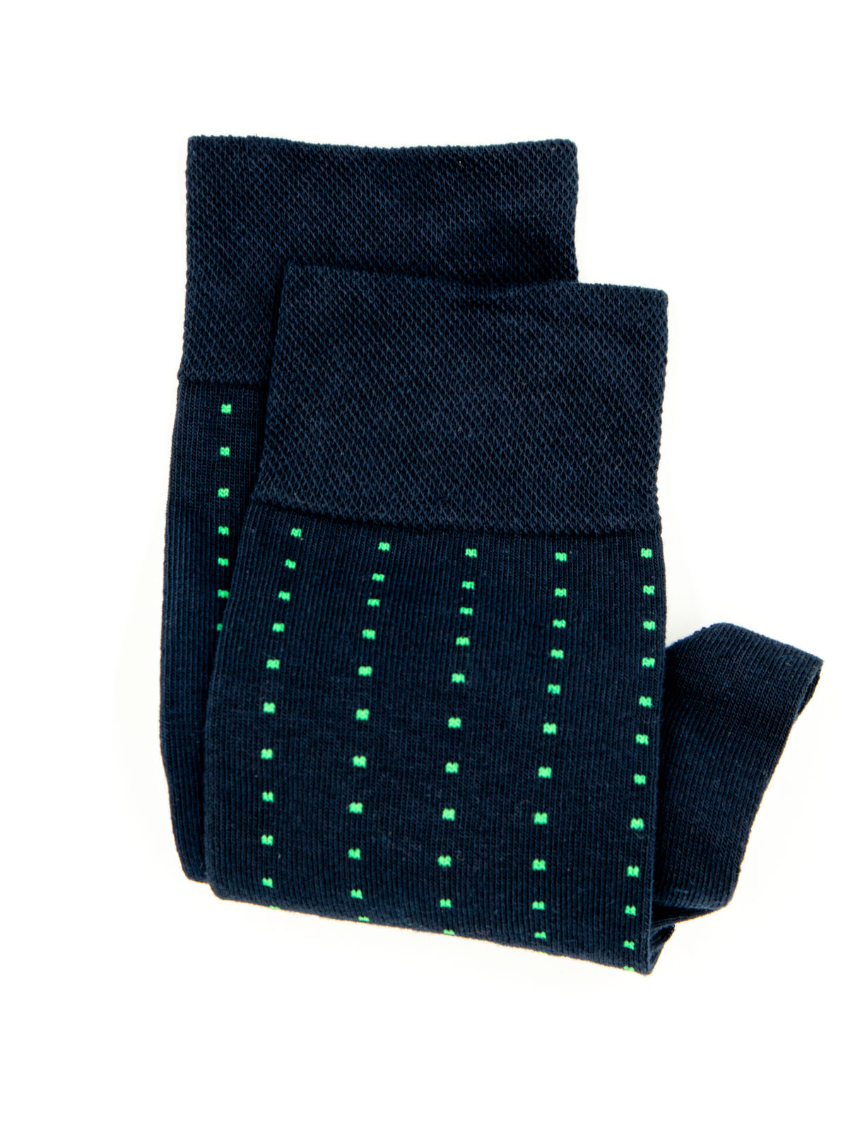 Тъмно сини чорапи със зелени квадрати - 10525 - 7.00 лв img3