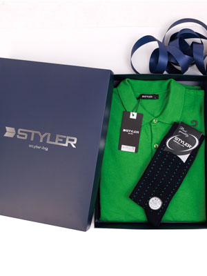 item:Комплект блуза в зелено и чорапи - 13004 - 59.00 лв