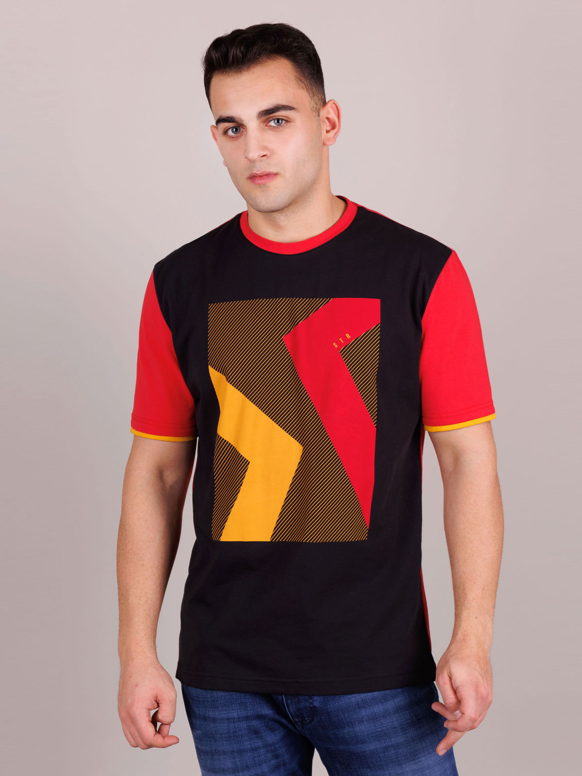 Комплект тениски в черно и червено - 13020 - 79.00 лв img3