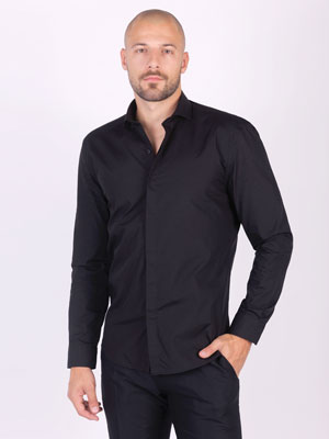 Черна риза официална-21281-72.00 лв