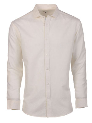Ленена бяля риза-21590-98.00 лв