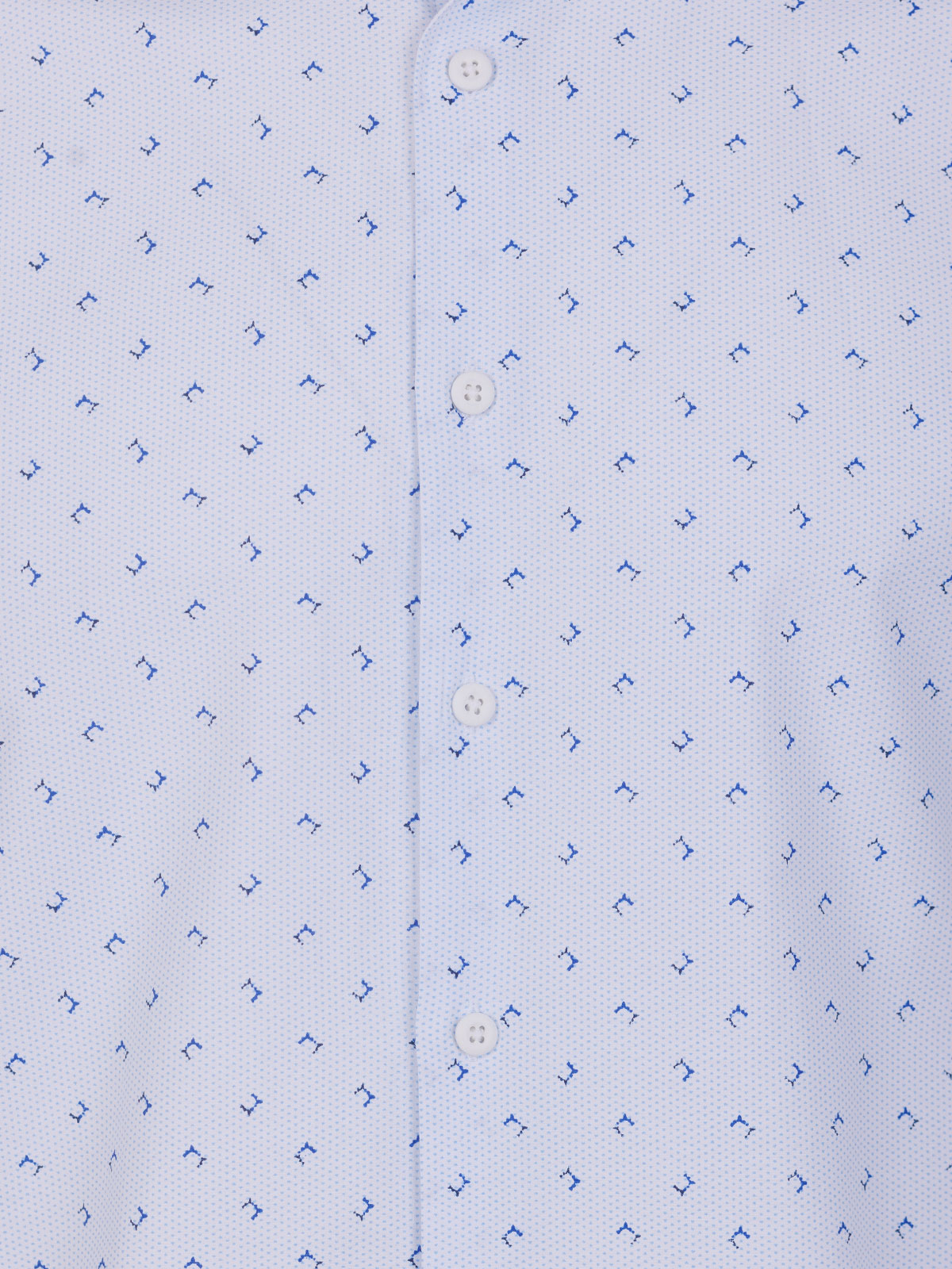 Бяла риза със светли сини фигури - 21601 79.00 лв img3