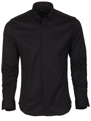 Мъжка риза в черен цвят-21609-86.00 лв
