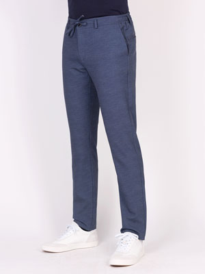 item:Спортен панталон тъмно син меланж - 29009 - 98.00 лв