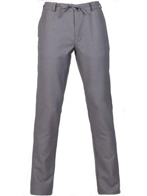 item:Панталон в светло сиво с връзки - 29011 - 98.00 лв