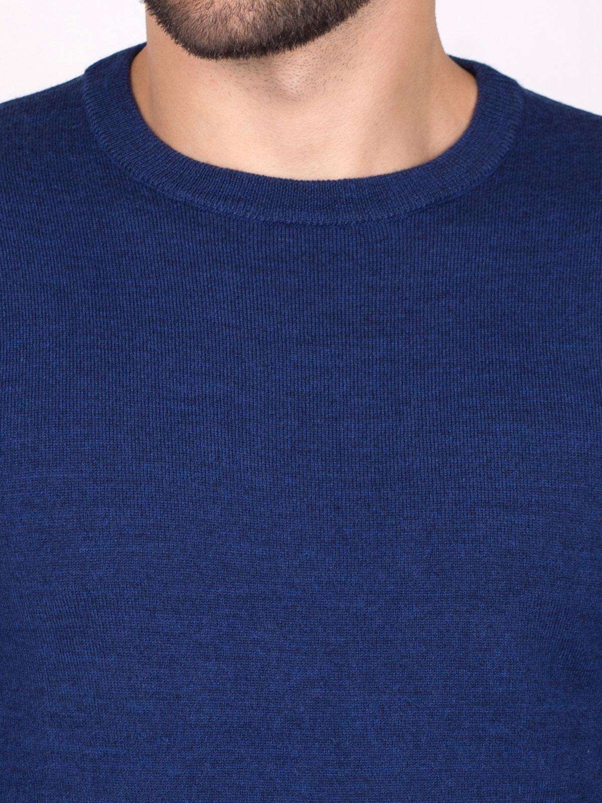 Мъжки пуловер в синьо - 33086 89.00 лв img2