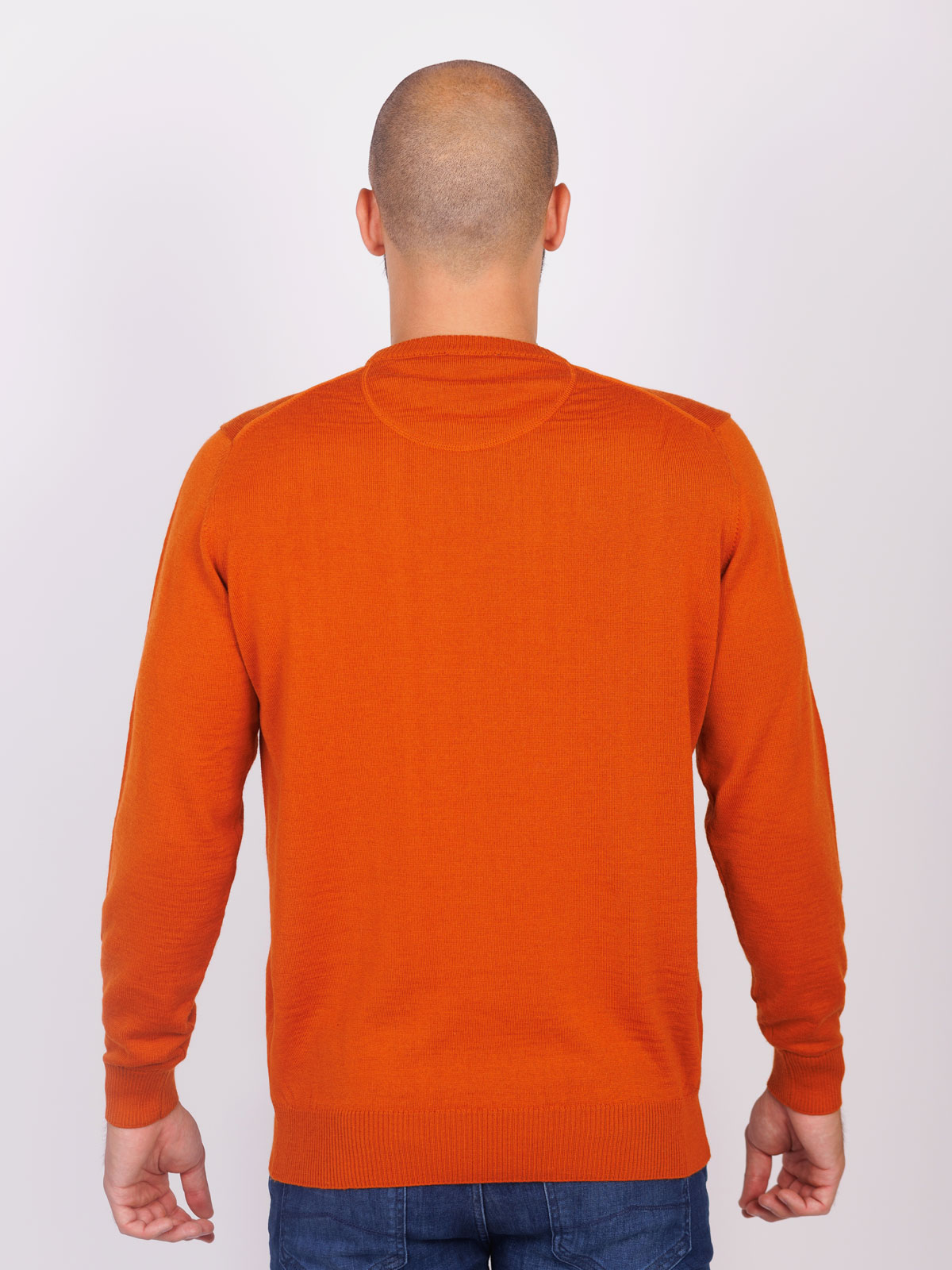 Вълнен пуловер в оранжево - 33099 76.00 лв img2