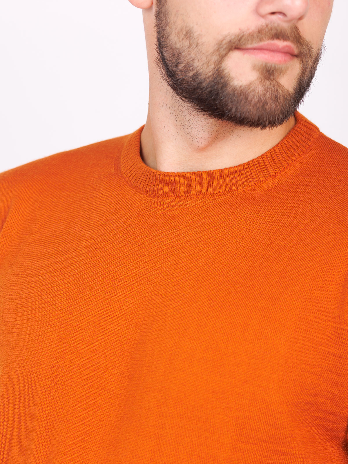 Вълнен пуловер в оранжево - 33099 76.00 лв img3