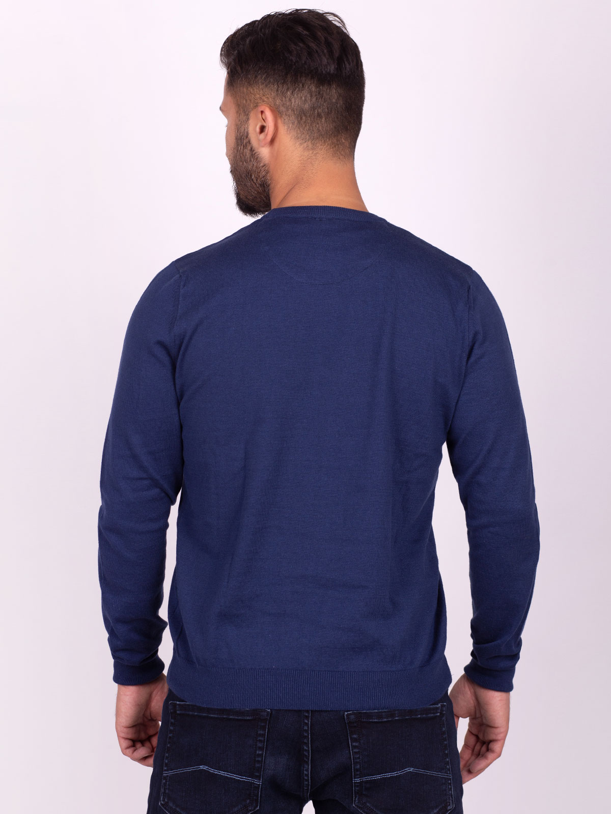 Пуловер в мастилено синьо - 35299 78.00 лв img4
