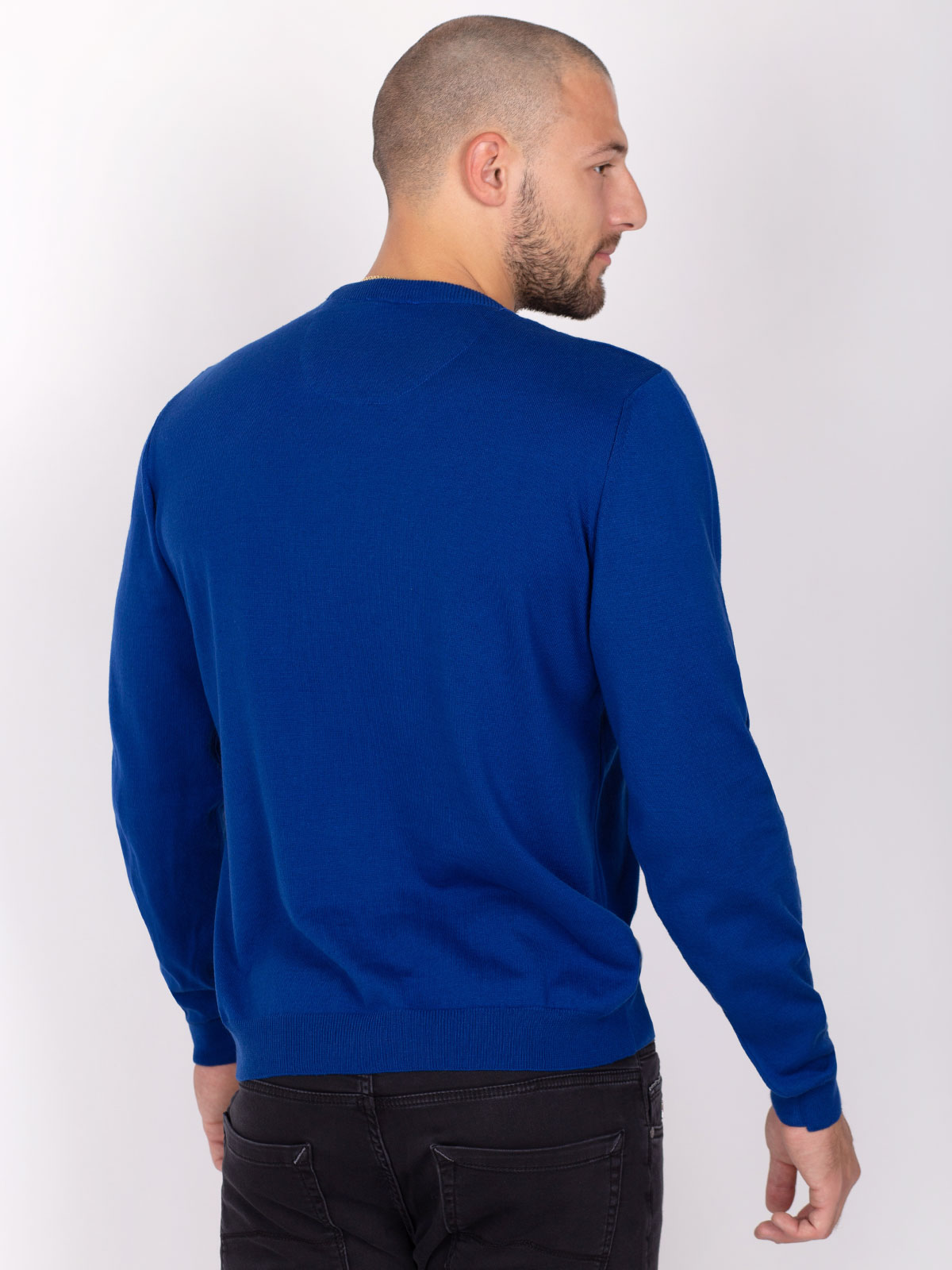 Пуловер в цвят син парламент - 35300 39.00 лв img3
