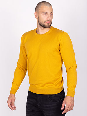 Пуловер в цвят горчица-35302-78.00 лв