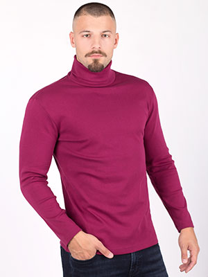 item:Поло блуза в тъмно лилаво - 42332 - 58.00 лв