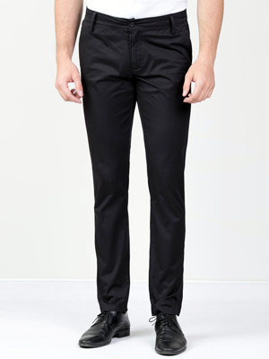 Черен втален панталон - 60197 - 25.00 лв