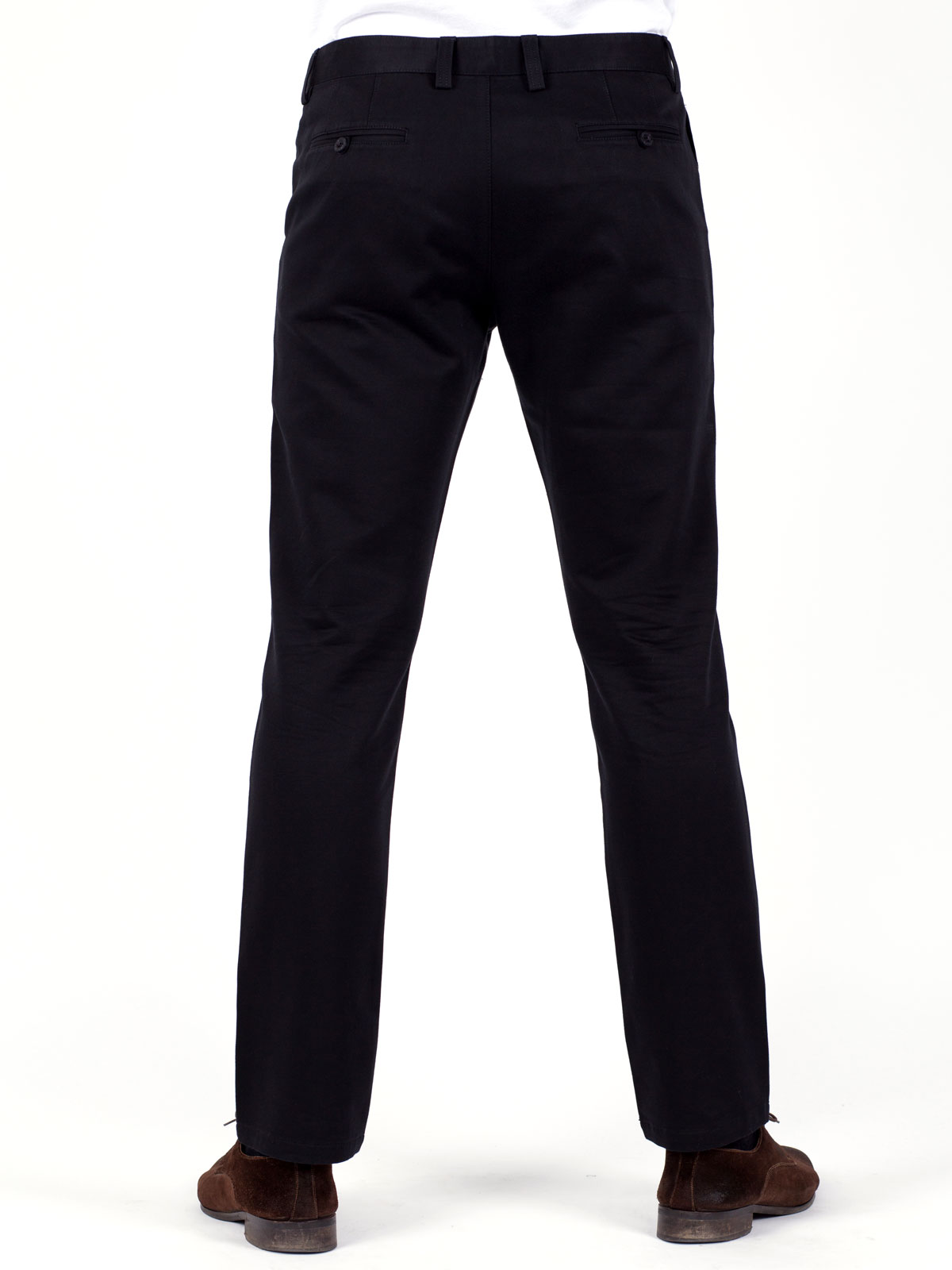 Черен панталон от памук с еластан - 60208 20.00 лв img2