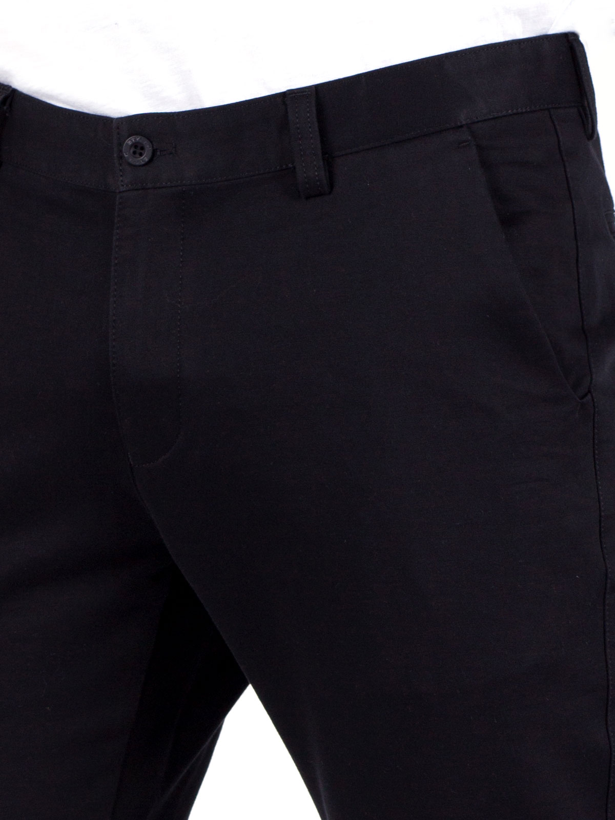Черен панталон от памук с еластан - 60208 20.00 лв img3