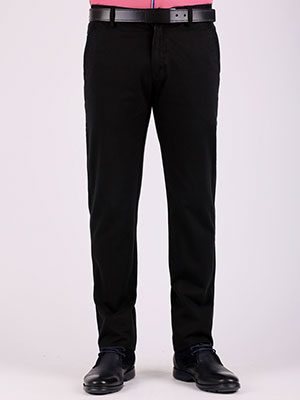 Спортно елегантен черен панталон - 60236 - 25.00 лв