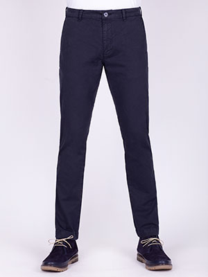 item:Тъмно син мъжки панталон с втален силует - 60277 - 88.00 лв