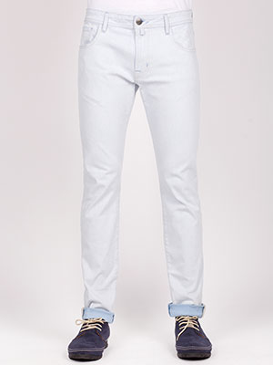 item:Бели дънки мъжки със син ефект - 62138 - 89.00 лв