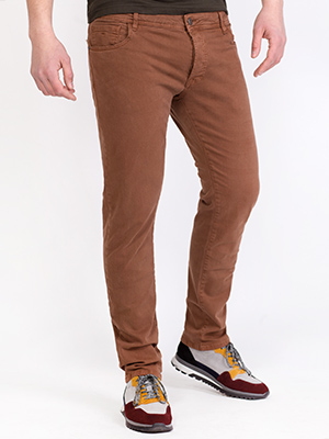 Спортен дънков панталон в цвят камел - 62154 - 79.00 лв