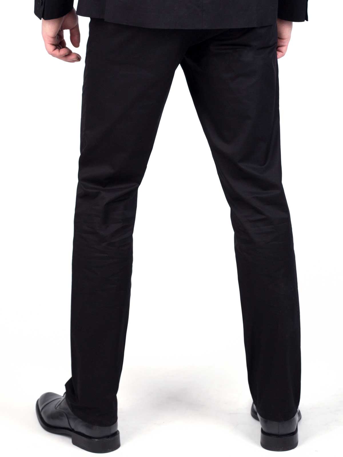Елегантен черен панталон от памук - 63175 44.00 лв img2