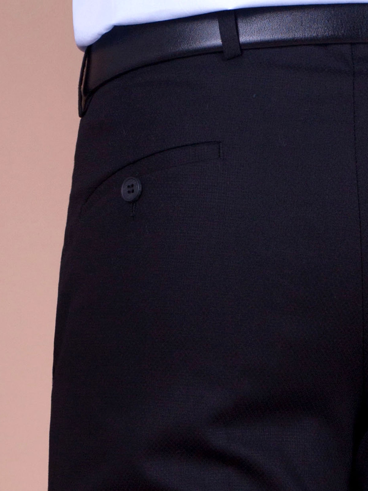 Черен елегантен панталон с вискоза - 63225 89.00 лв img3