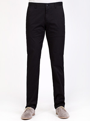 Панталон в черно от памук с еластан - 63229 - 20.00 лв