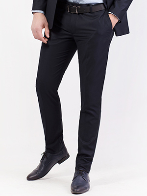 Класически черен панталон-63303-92.00 лв
