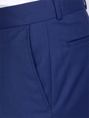 Класически мъжки панталон в синьо - 63330 108.00 лв img3