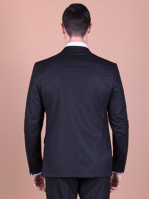 Елегантно черно сако от памук и вискоза - 64061 164.00 лв img3
