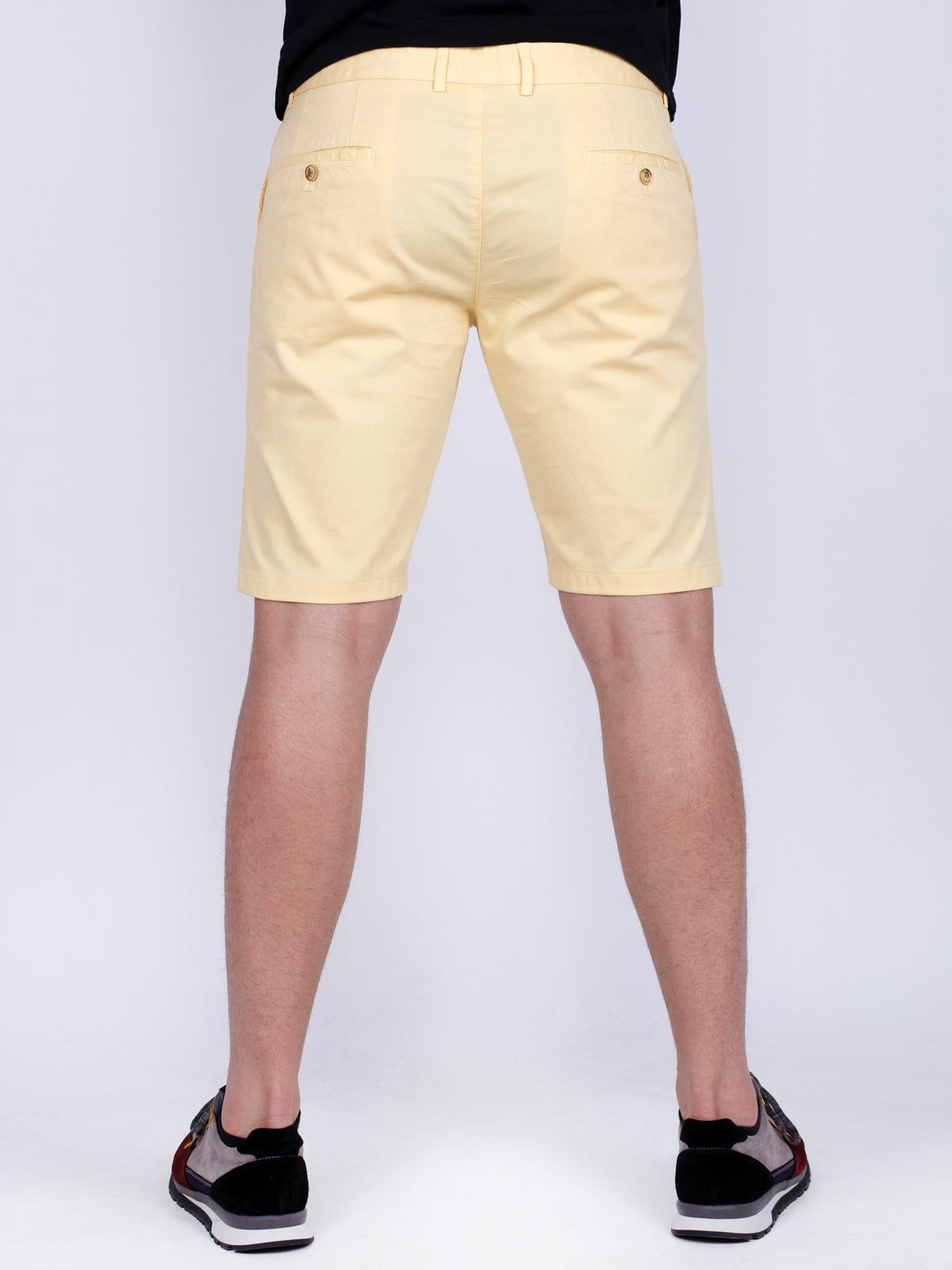 Къс памучен панталон в жълто - 67080 68.00 лв img3