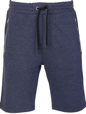 item:Къс спортен панталон в син меланж - 67082 - 59.00 лв