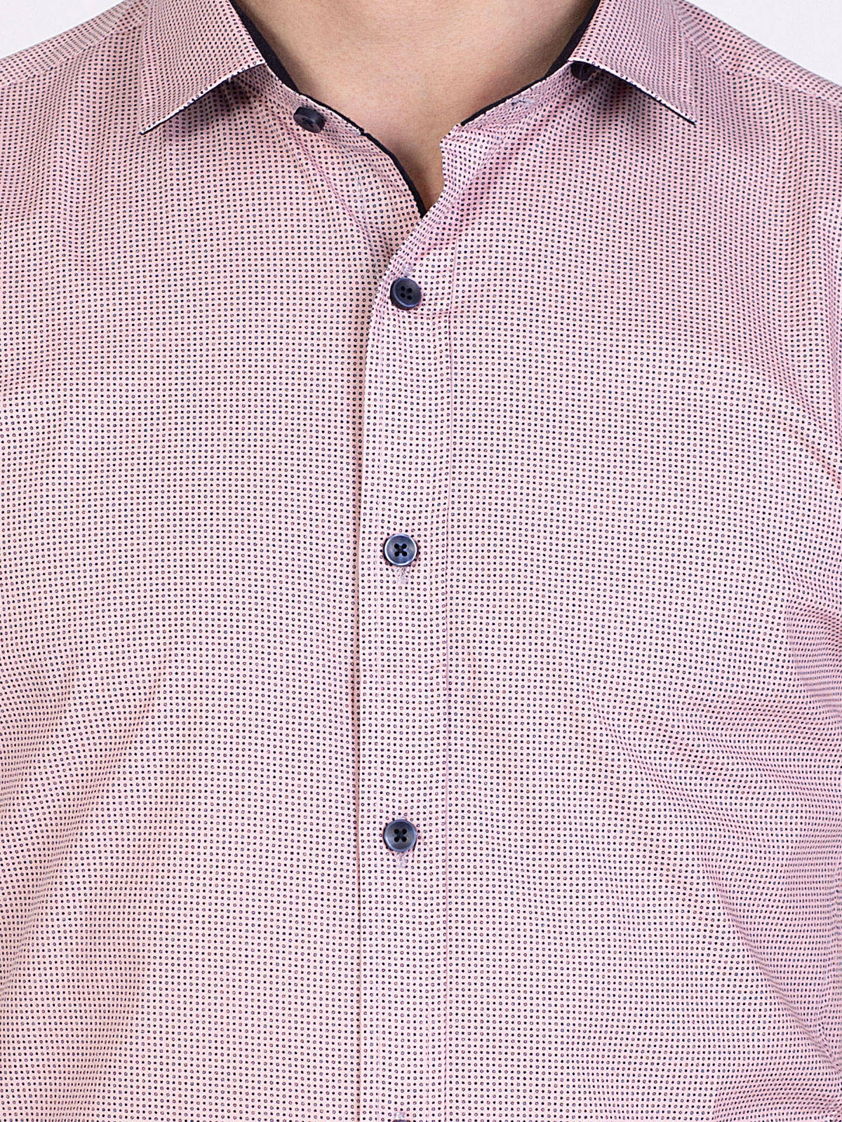 Вталена розова риза на ситни фигури - 80201 20.00 лв img2