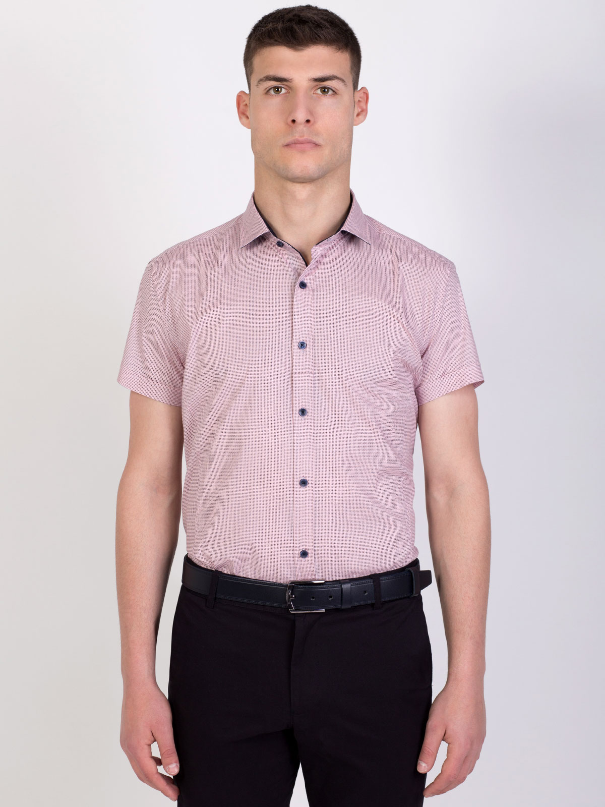 Вталена розова риза на ситни фигури - 80201 20.00 лв img4