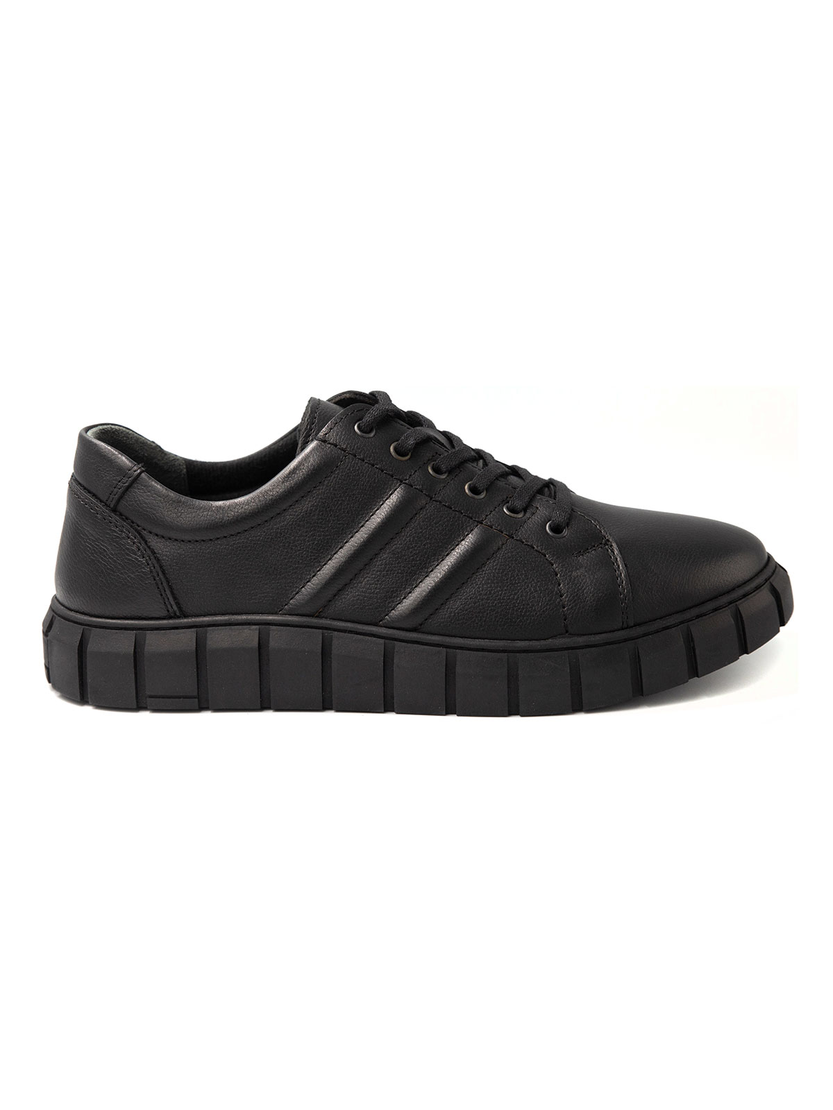 Черни спортни кожени обувки - 81097 - 144.00 лв img3