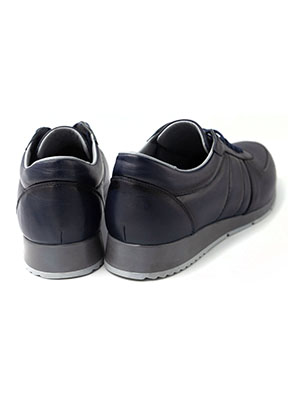Мъжки кожени обувки в синьо - 81099 - 144.00 лв img4