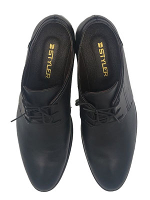 Мъжки класически обувки в черно-81106-148.00 лв